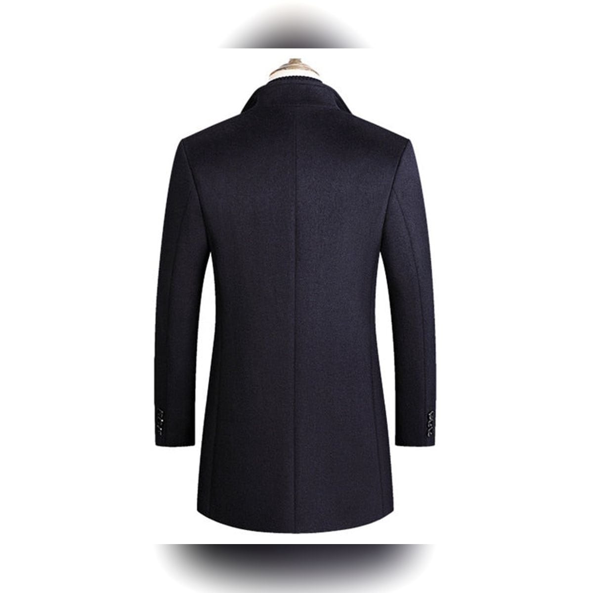 manteau homme col classique boutons