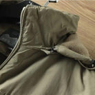 manteau homme coupe droite capuche amovible