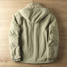manteau homme coupe droite capuche amovible