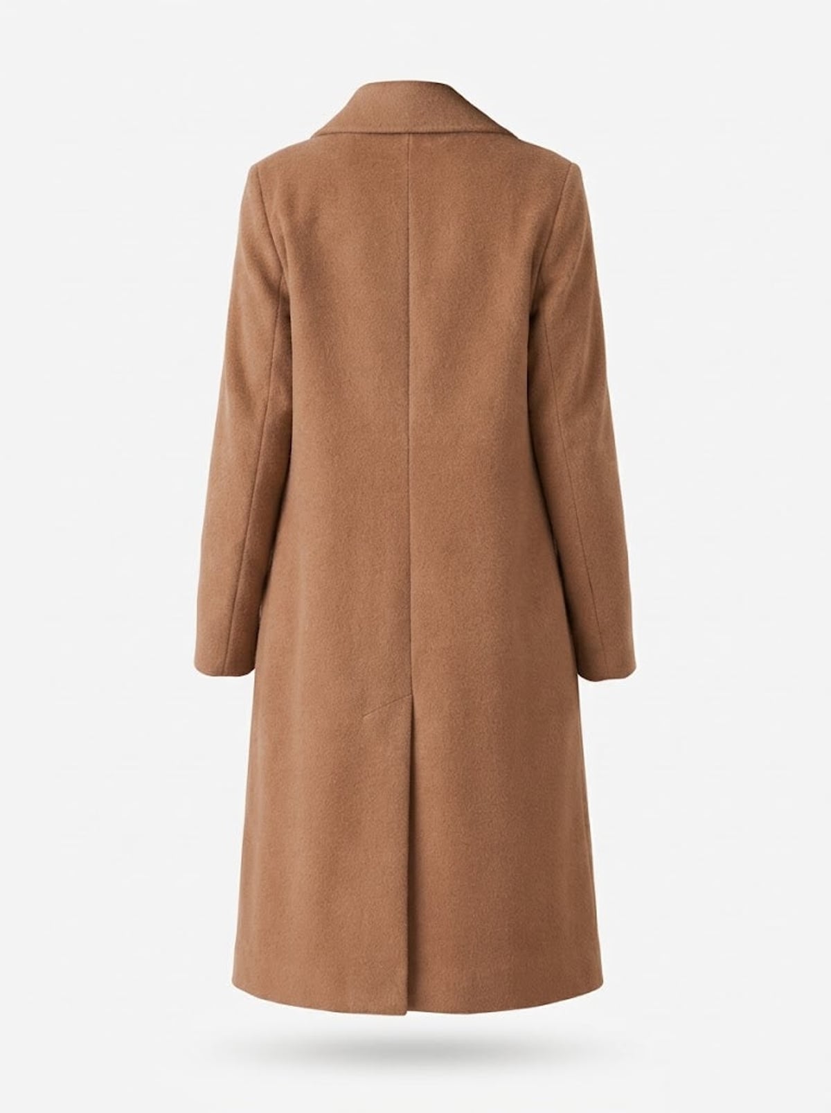 manteau long femme croisé boutons dorés