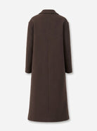 manteau long femme oversize croisé
