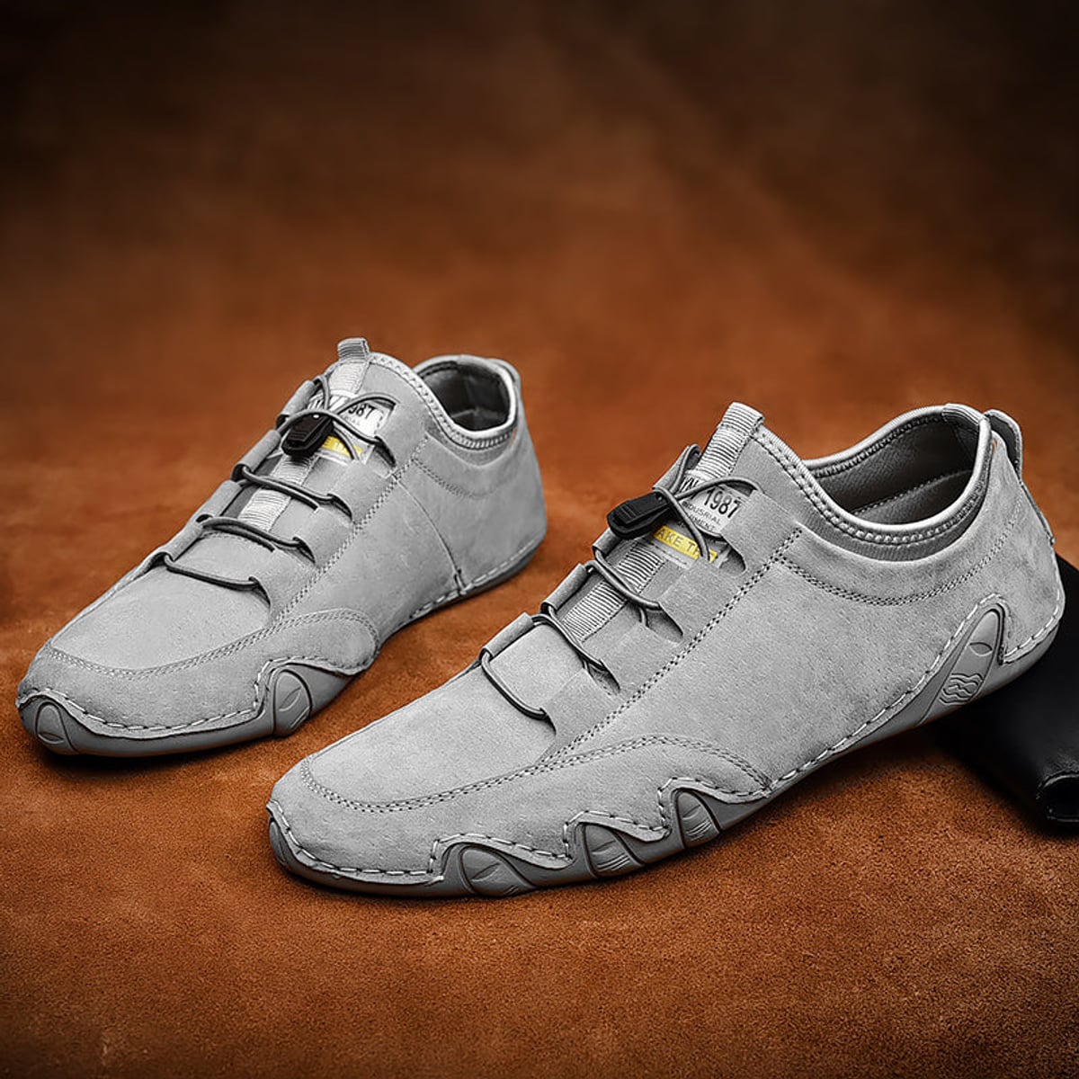 mocassin homme sans lacets