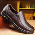 mocassin homme semelle épaisse sans lacets en marron peluche