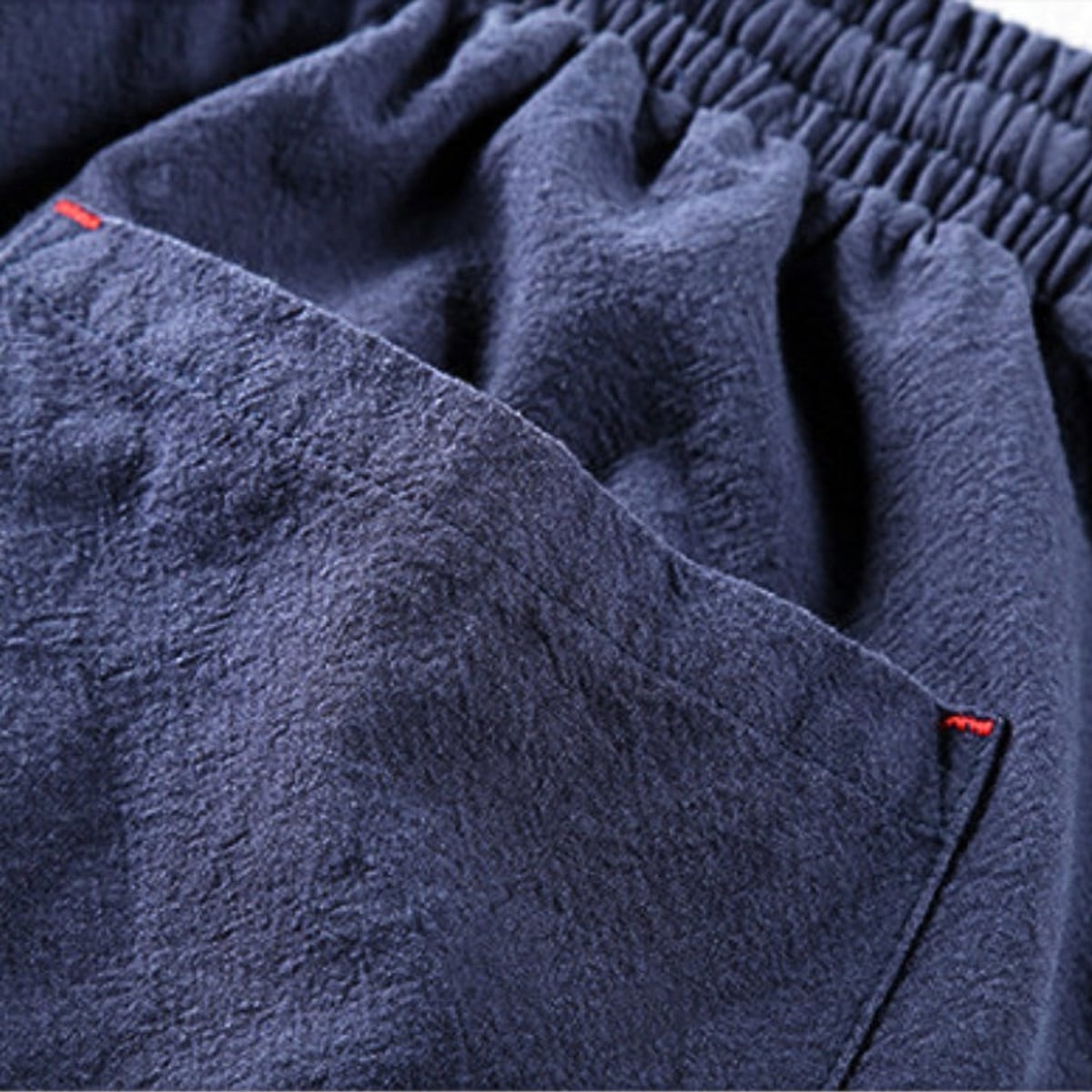 pantalon homme coupe droite taille élastique