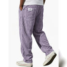 pantalon homme coupe large avec poches en violet