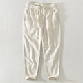 pantalon homme coupe large style japonais en kaki