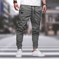 pantalon jogger homme coupe fuselée en gris