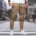 pantalon jogger homme coupe fuselée en beige
