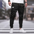 pantalon jogger homme coupe fuselée en noir