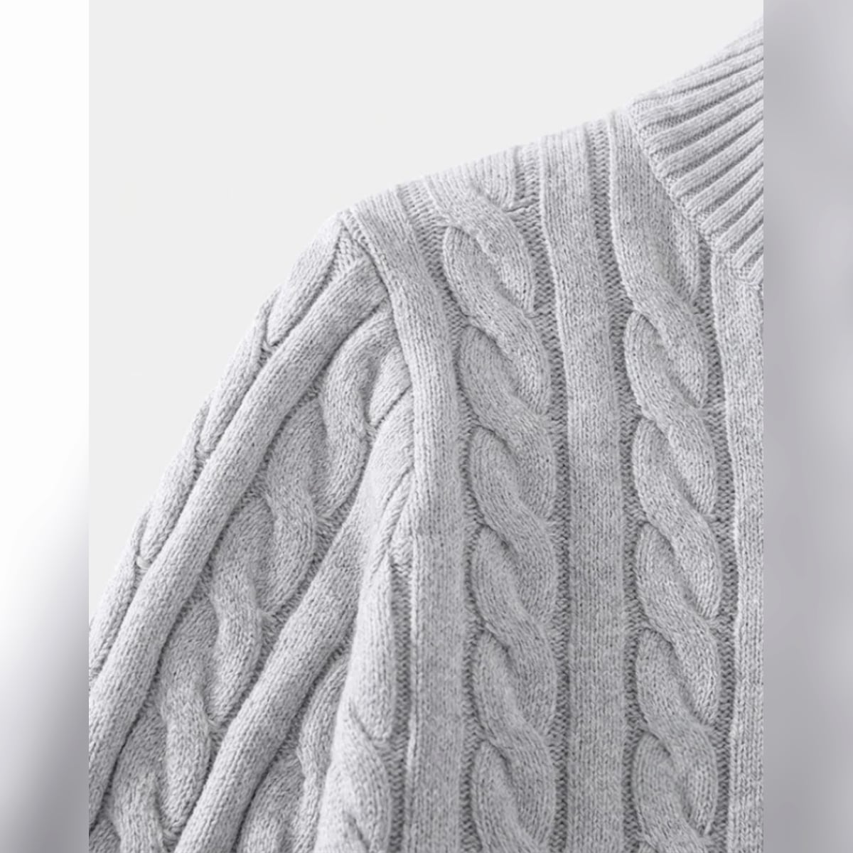 pull camionneur homme torsades demi-zip
