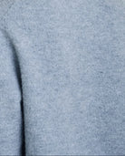 pull femme col rond coupe droite en bleu clair