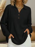pull femme col rond oversize waffle en style 11