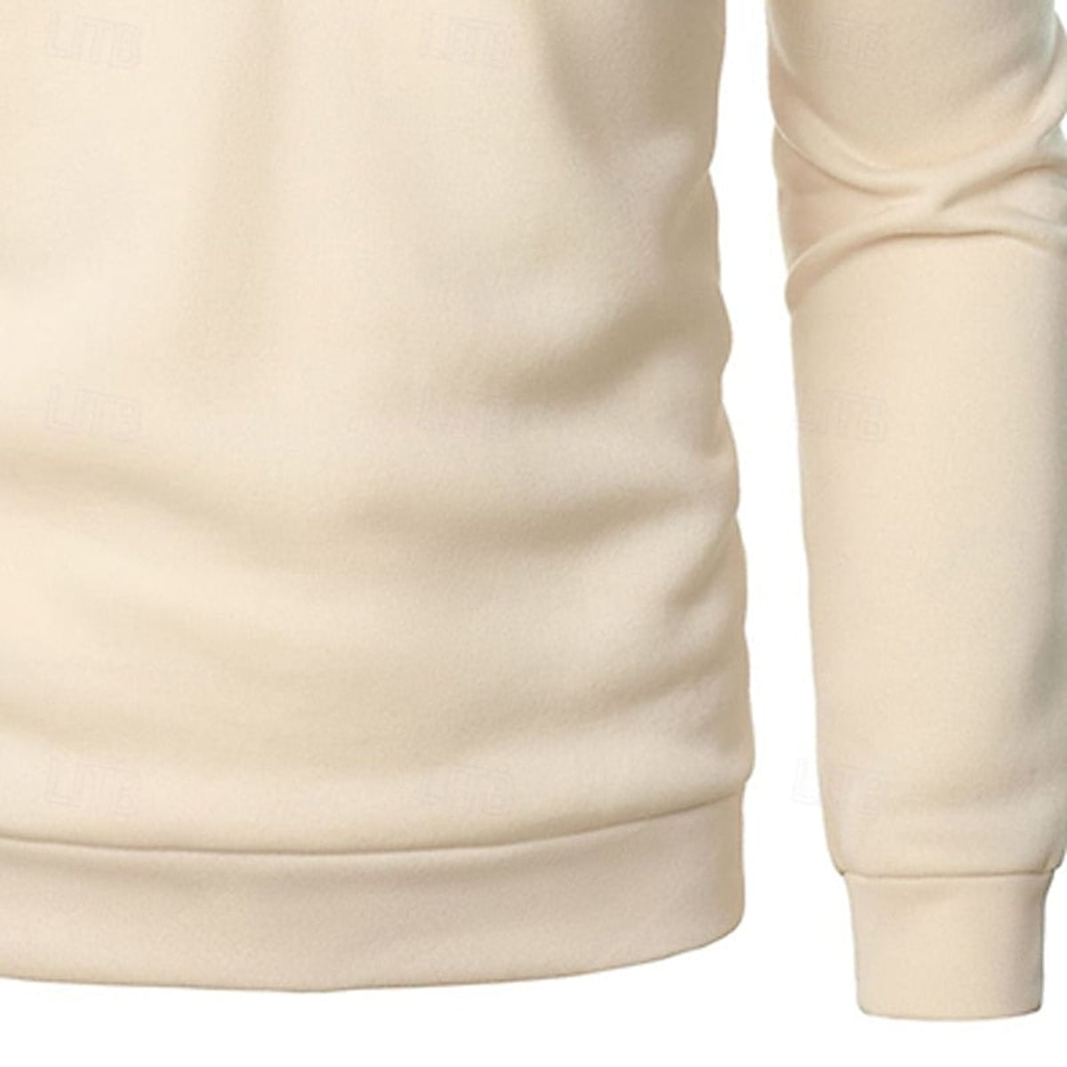 pull homme col zippé col montant