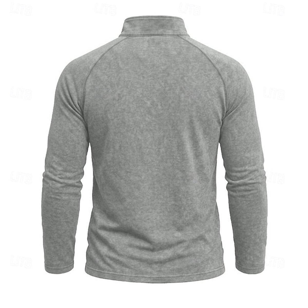 pull homme col zippé coupe décontractée