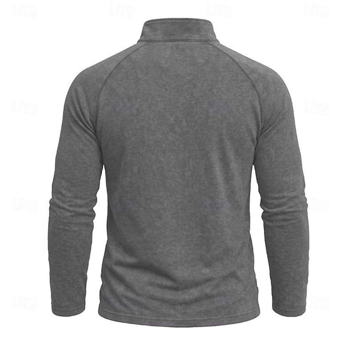 pull homme col zippé coupe décontractée