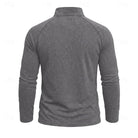 pull homme col zippé coupe décontractée