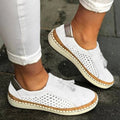 slip-on femme semelle anatomique en blanc