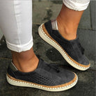 slip-on femme semelle anatomique en noir