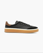 sneaker homme semelle gomme low-top en noir