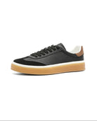 sneaker homme semelle gomme low-top en noir