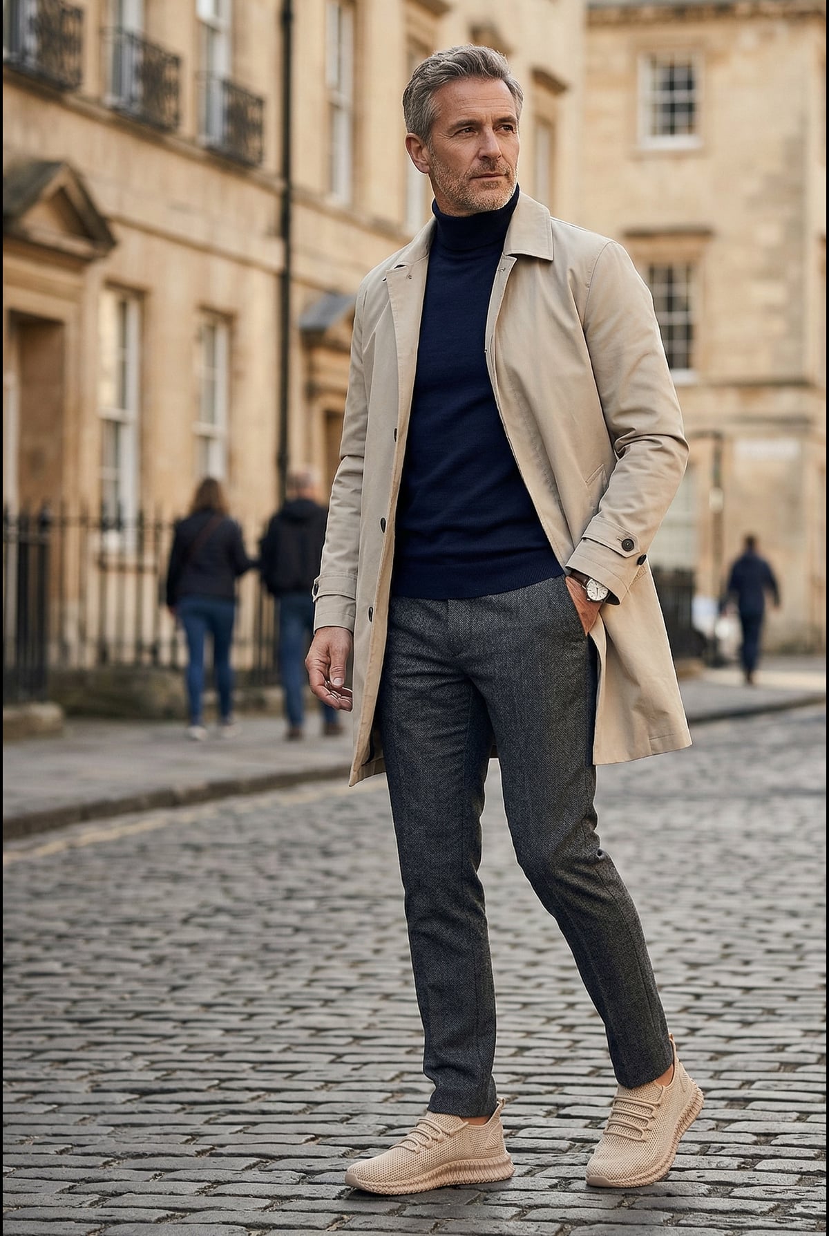 sneakers homme à lacets semelle souple en sable
