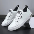 sneakers homme bicolore low-top en blanc/gris