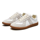 sneakers homme lacets coupe classique en blanc