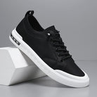 sneakers homme lacets minimalistes en noir