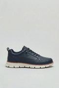 sneakers homme lacets semelle souple en marine