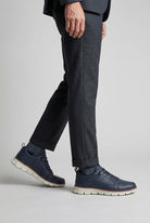 sneakers homme lacets semelle souple en marine