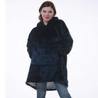 sweat femme oversize à capuche coupe enveloppante