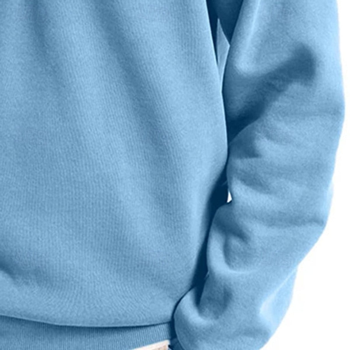 sweatshirt homme col zippé coupe décontractée