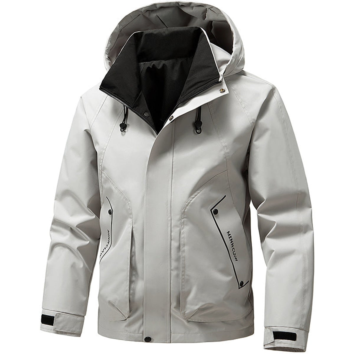 veste à capuche homme coupe décontractée