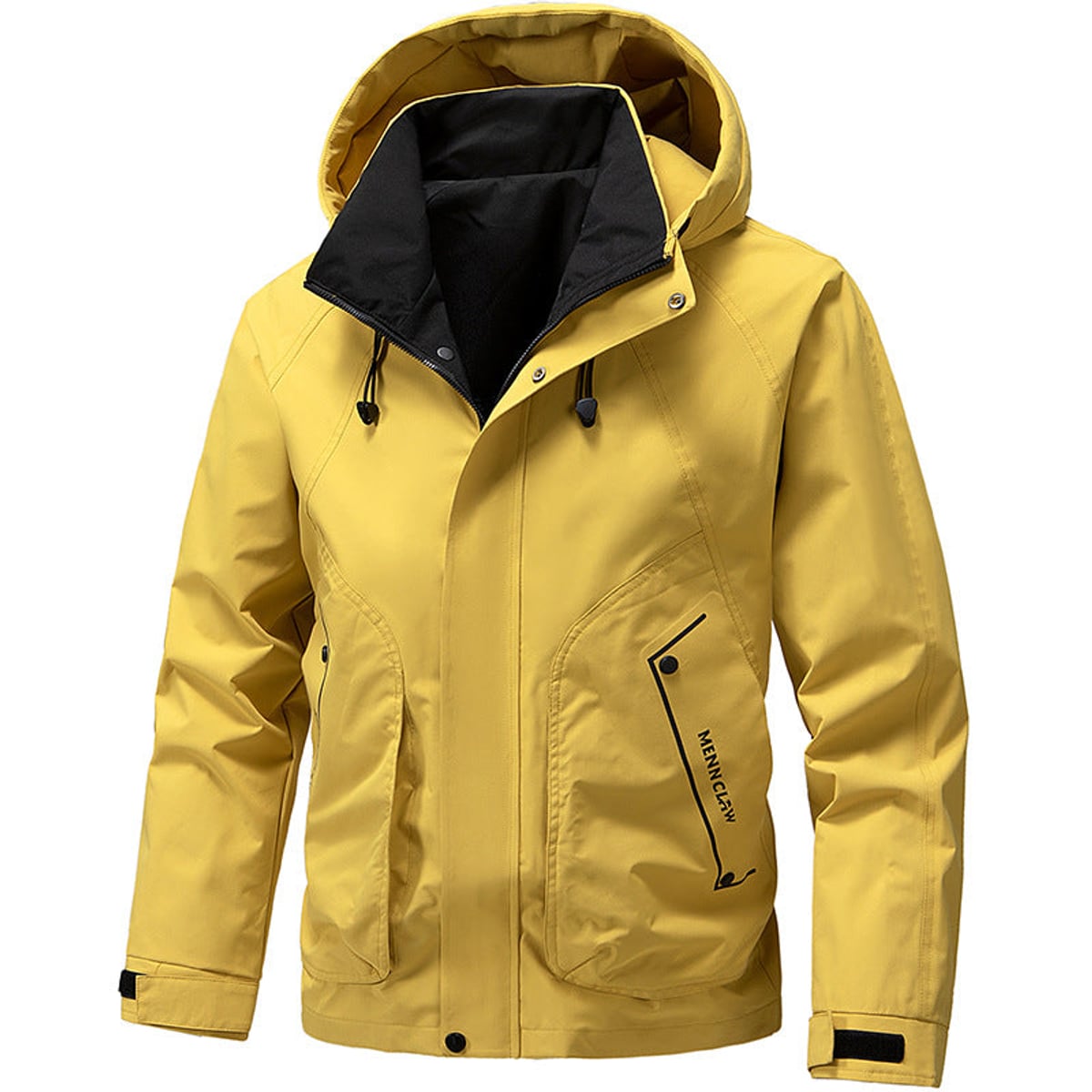 veste à capuche homme coupe décontractée