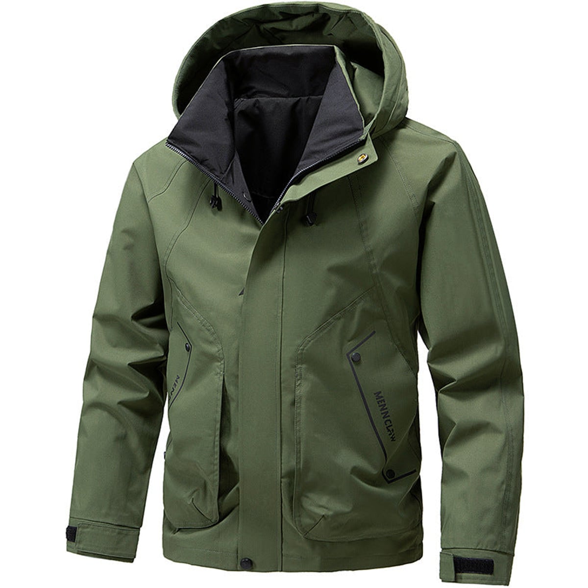 veste à capuche homme coupe décontractée