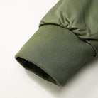 veste bomber homme col montant zippée en vert