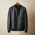 veste bomber homme col rond en noir