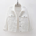 veste femme coupe droite col chemise en blanc