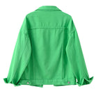 veste femme coupe droite col chemise