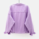 veste femme coupe droite col chemise