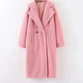 veste femme oversize à capuche zippée en rose