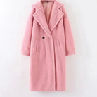 veste femme oversize à capuche zippée en rose
