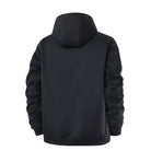 veste hiver homme zippée à capuche en noir