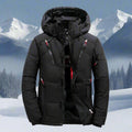 veste homme à capuche multi-poches noir