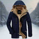 veste homme capuche amovible coupe droite