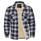 veste homme carreaux coupe droite en noir