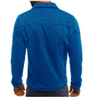 veste homme col chemise coupe droite