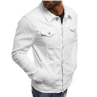 veste homme col chemise coupe droite
