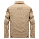 veste homme col montant à pressions