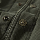 veste homme col montant à pressions
